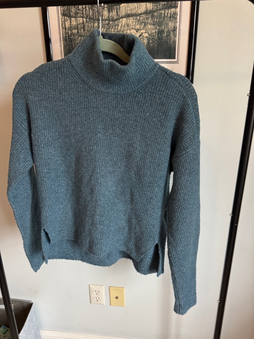 Abercrombie & Fitch Teal Turtleneck Sweater